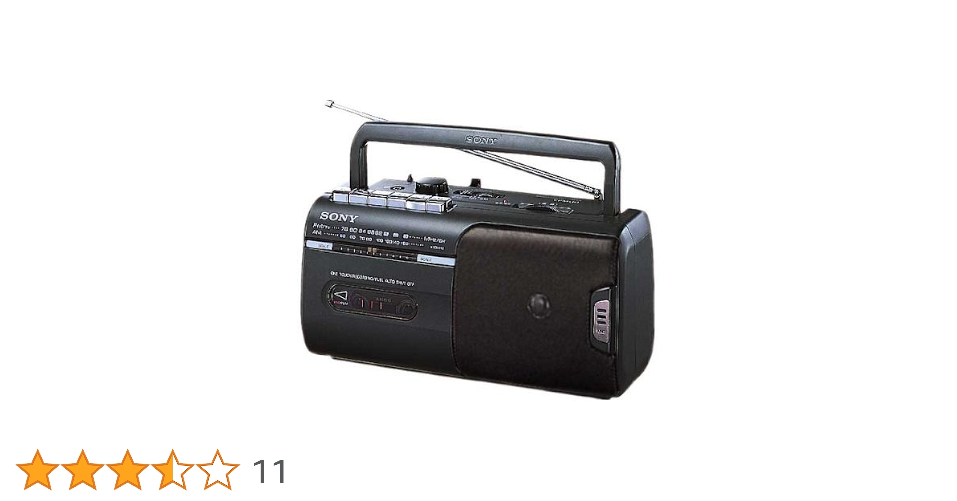 SONY ソニー CF-1990 クラシックなモノラルラジカセ FM/SW/M ソニー CF-1990 – 大口径スピーカーを搭載したスタジオシリーズ